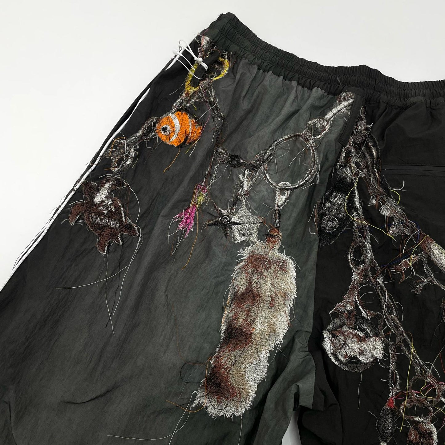 doublet | ダブレット EMBROIDERED CHAIN TRACK PANTS パンツ 26SS22PT354 グレー サイズ：M【尾張小牧店】