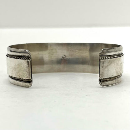 【中古】NAVAJO（ナバホ族） | ナバホゾク　James Shay バングル シルバー×ブラック【尾張小牧店】