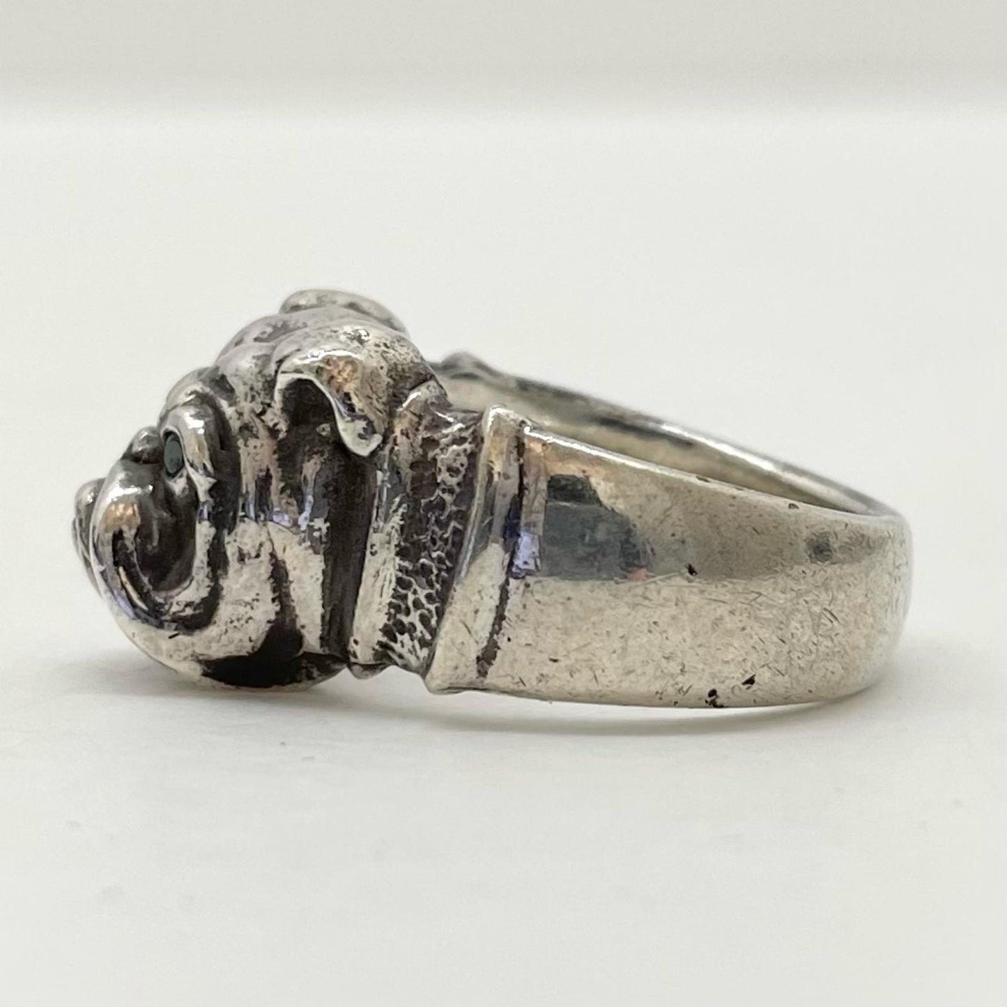 【中古】Peanuts&Co | ピーナッツカンパニー　Bull Dog Ring リング・指輪 シルバー【尾張小牧店】