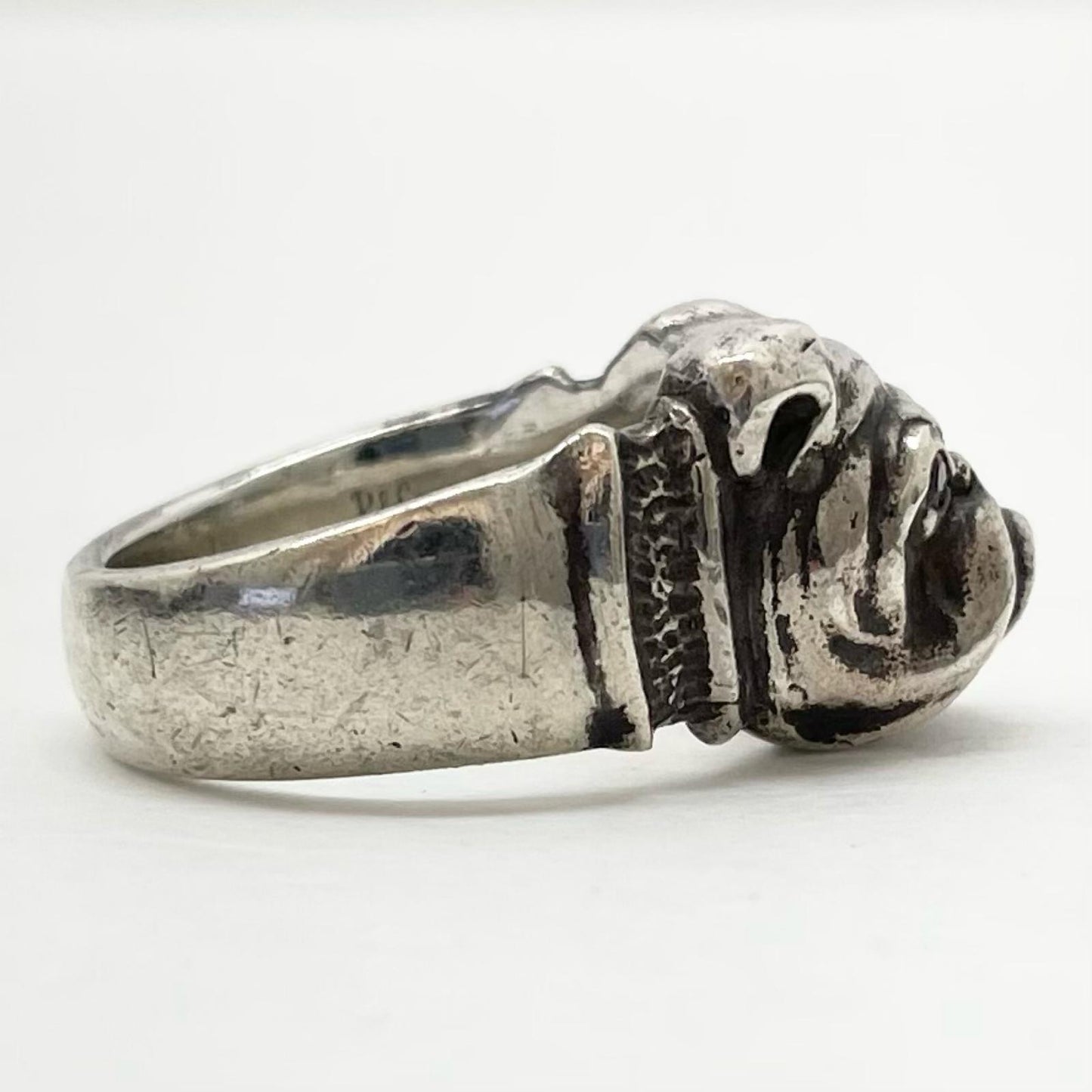 【中古】Peanuts&Co | ピーナッツカンパニー　Bull Dog Ring リング・指輪 シルバー【尾張小牧店】