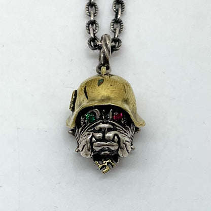 【中古】Peanuts&Co | ピーナッツカンパニー　BULL DOG ADOLF ネックレス シルバー【尾張小牧店】
