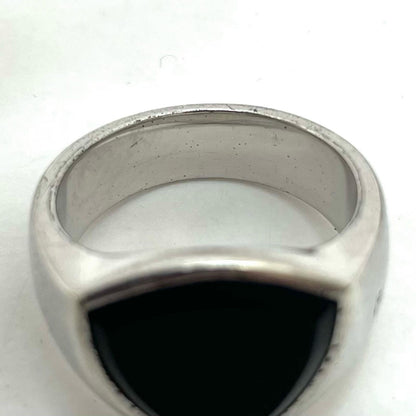 【中古】TOM WOOD | トムウッド　SHIELD BLACL ONYX リング・指輪 シルバー【尾張小牧店】