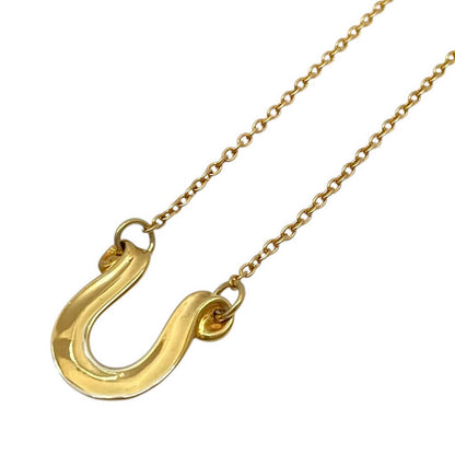 【中古】CRIMIE | クライミー　LETTER RIBBON HORSE SHOE NECKLACE ネックレス ゴールド【尾張小牧店】