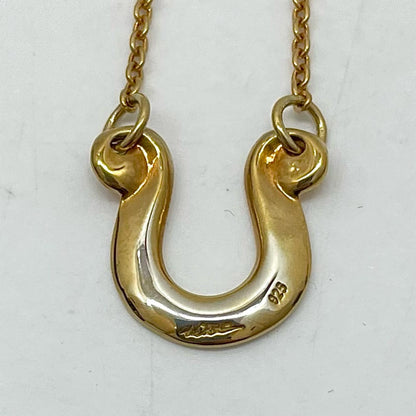 【中古】CRIMIE | クライミー　LETTER RIBBON HORSE SHOE NECKLACE ネックレス ゴールド【尾張小牧店】