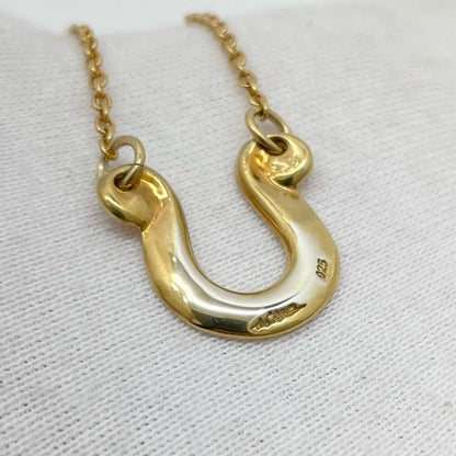 【中古】CRIMIE | クライミー　LETTER RIBBON HORSE SHOE NECKLACE ネックレス ゴールド【尾張小牧店】