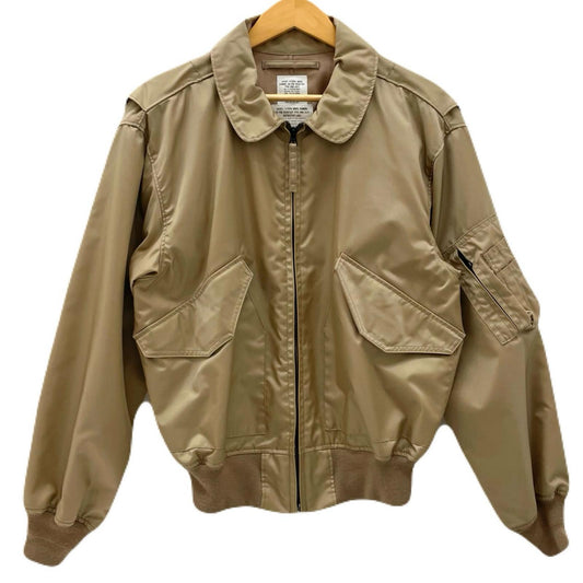 【中古】HOUSTON | ヒューストン CWU-36/P フライトジャケット ベージュ サイズ：L【尾張小牧店】