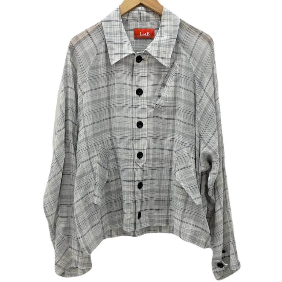 【中古】Laid.B | レイドビー Sunshade Jacket チェック柄ジャケット LB26SS-JK01 ホワイト サイズ：1【尾張小牧店】