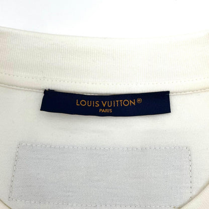 【中古】LOUIS VUITTON | ルイ・ヴィトン　22AW インサイドアウト グラフィックロゴ刺繍　半袖Ｔシャツ RM222 DT3 HNY75W ホワイト サイズ：S【尾張小牧店】