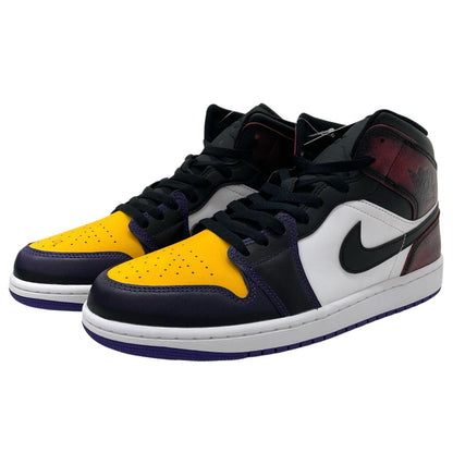 NIKE | ナイキ Air Jordan 1 Mid スニーカー IQ9383-611 ブラック×ホワイト×レッド×イエロー 28cm【尾張小牧店】