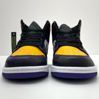 NIKE | ナイキ Air Jordan 1 Mid スニーカー IQ9383-611 ブラック×ホワイト×レッド×イエロー 28cm【尾張小牧店】