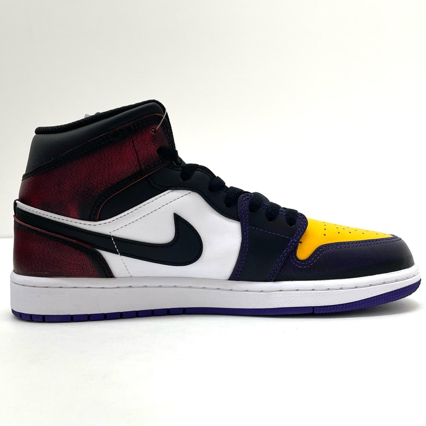 NIKE | ナイキ Air Jordan 1 Mid スニーカー IQ9383-611 ブラック×ホワイト×レッド×イエロー 28cm【尾張小牧店】