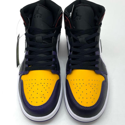 NIKE | ナイキ Air Jordan 1 Mid スニーカー IQ9383-611 ブラック×ホワイト×レッド×イエロー 28cm【尾張小牧店】