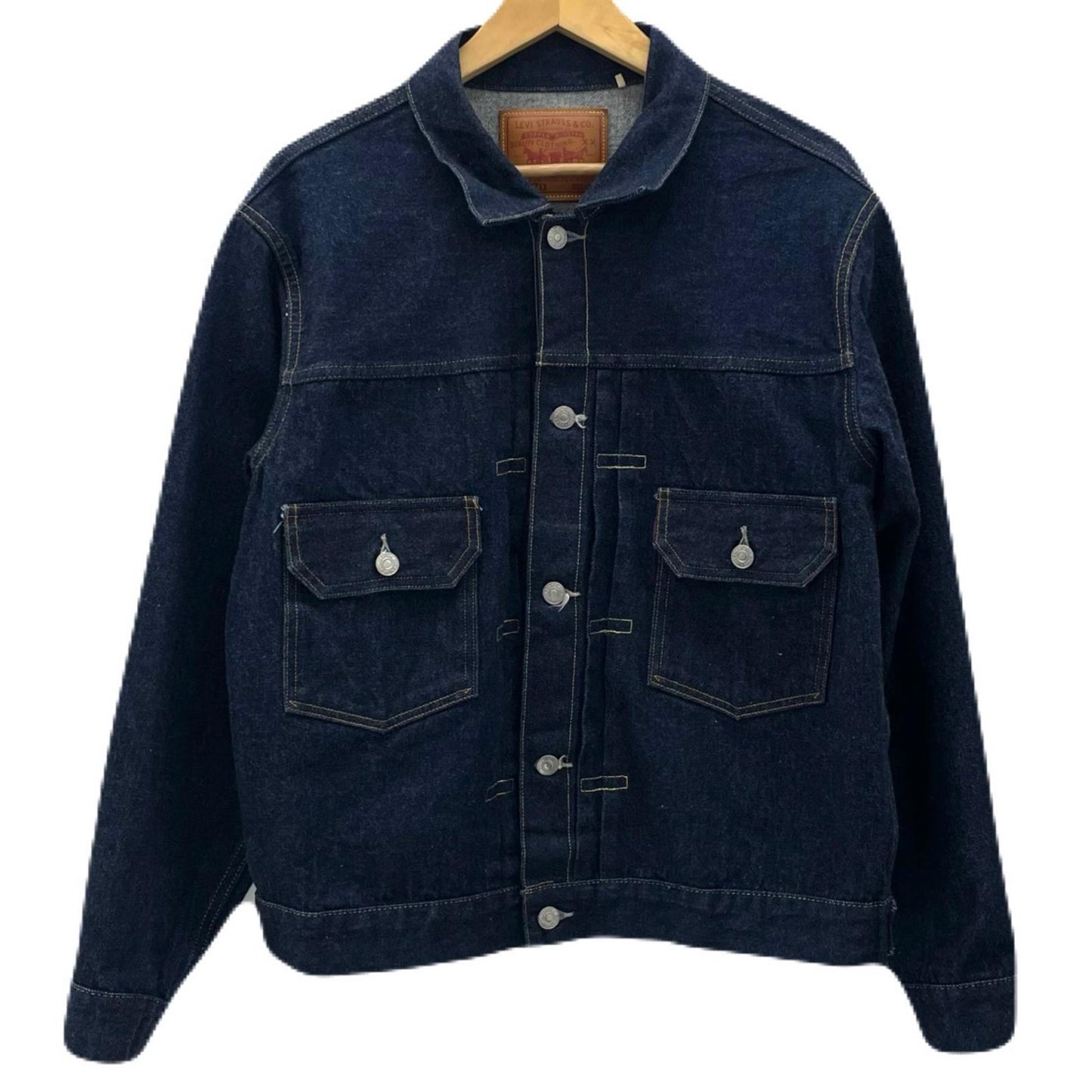 【中古】Levi's VintageClothing | リーバイスヴィンテージクロージング 507XX 1953年モデル復刻　TYPE II　Tバック　デニムジャケット 70507-0066 ネイビー サイズ：44【尾張小牧店】