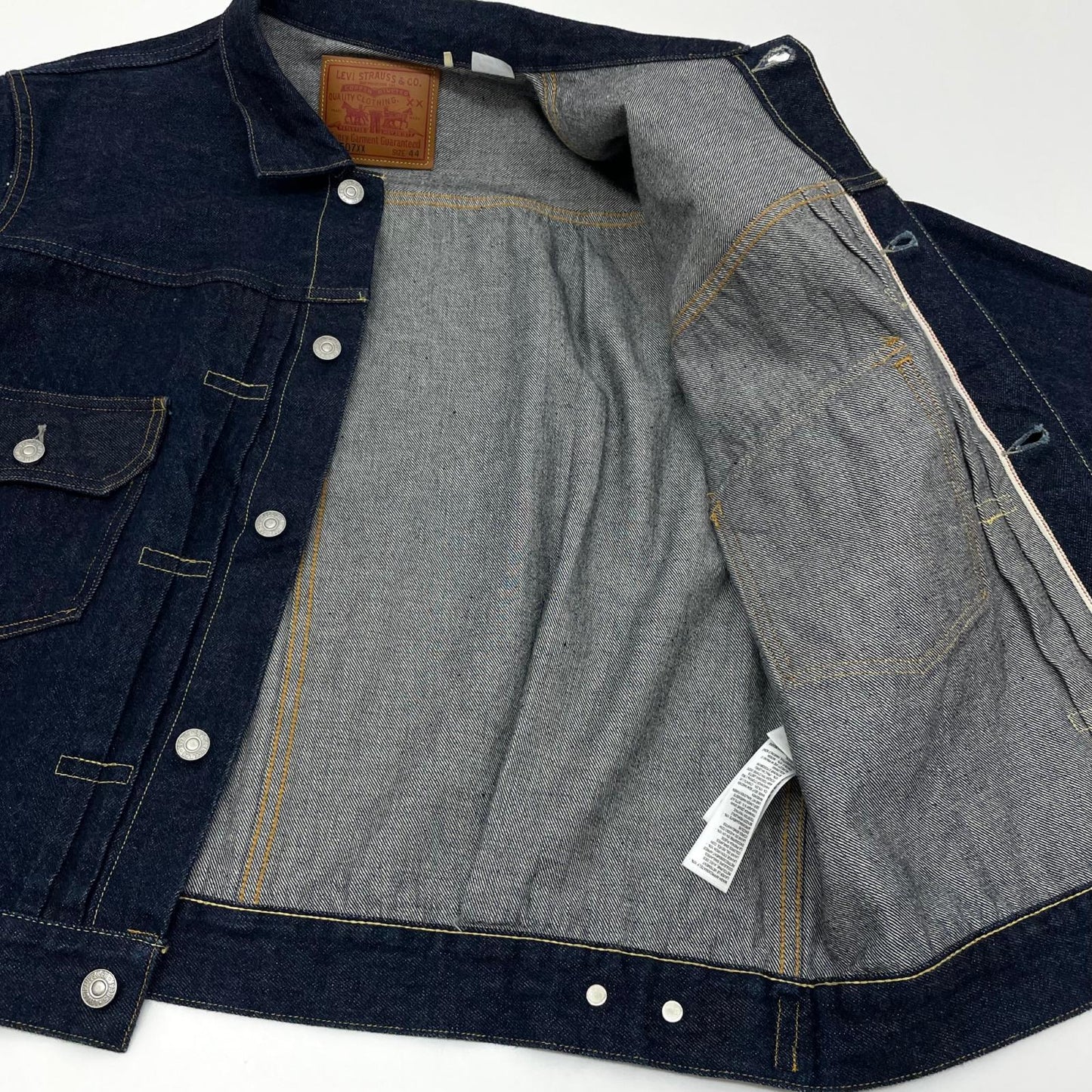 【中古】Levi's VintageClothing | リーバイスヴィンテージクロージング 507XX 1953年モデル復刻　TYPE II　Tバック　デニムジャケット 70507-0066 ネイビー サイズ：44【尾張小牧店】