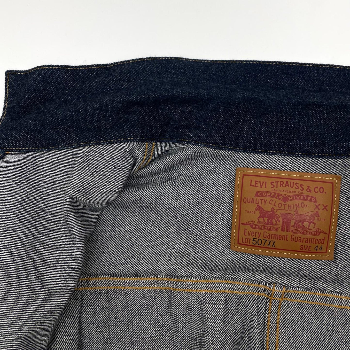 【中古】Levi's VintageClothing | リーバイスヴィンテージクロージング 507XX 1953年モデル復刻　TYPE II　Tバック　デニムジャケット 70507-0066 ネイビー サイズ：44【尾張小牧店】
