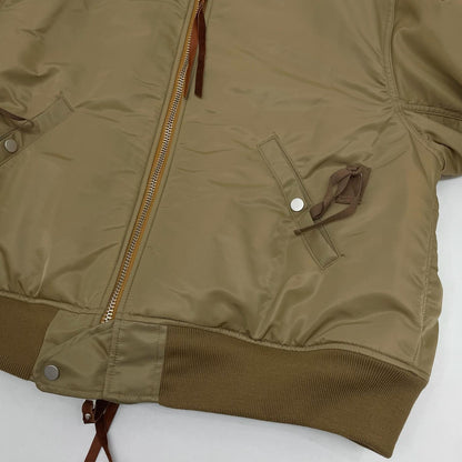 【中古】Name. | ネーム　24AW NYLONTWILL REVERSIBLE MA-1　リバーシブル ミリタリージャケット NMJK-018 キャメル×グレー サイズ：1【尾張小牧店】