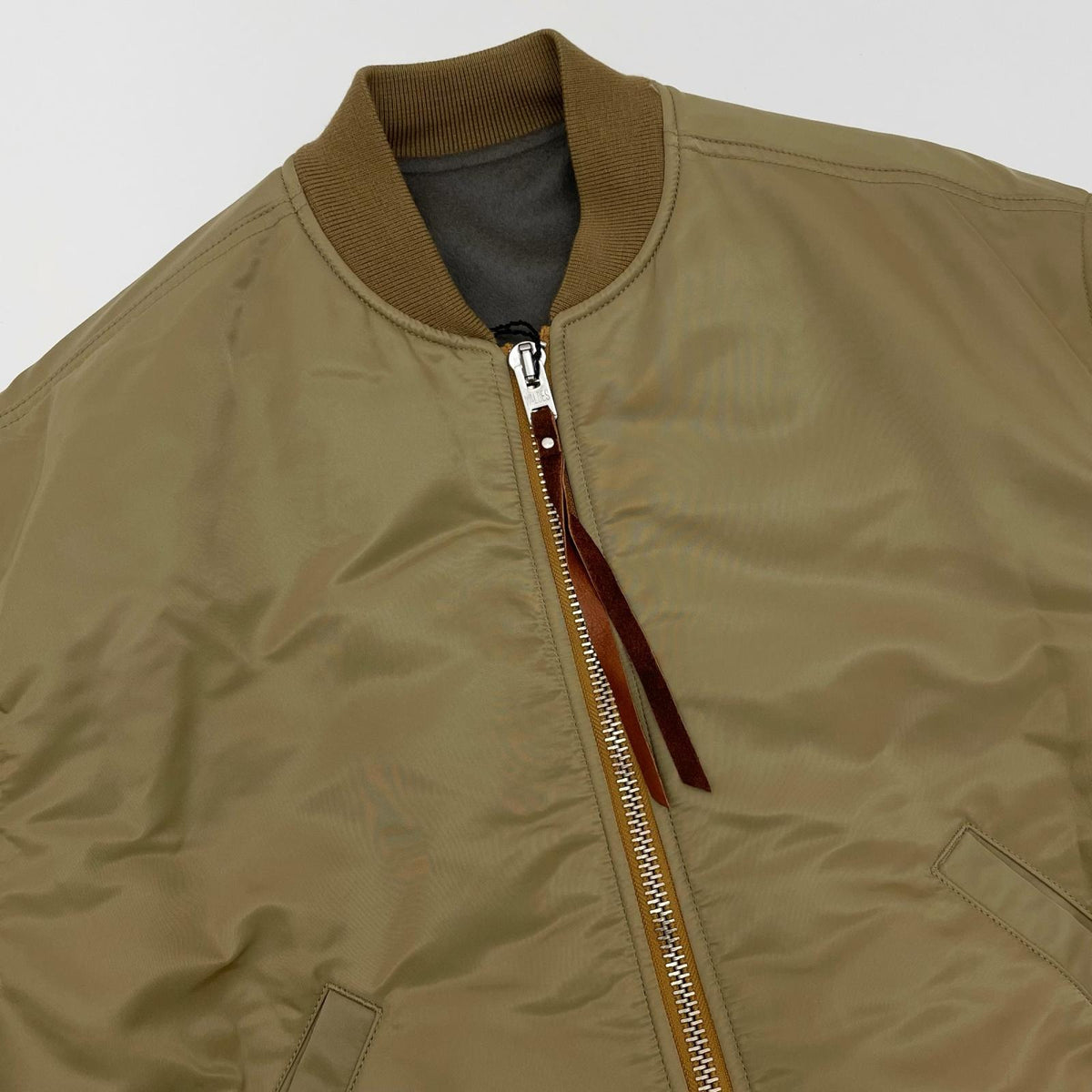 【中古】Name. | ネーム　24AW NYLONTWILL REVERSIBLE MA-1　リバーシブル ミリタリージャケット NMJK-018 キャメル×グレー サイズ：1【尾張小牧店】