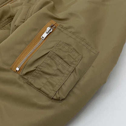 【中古】Name. | ネーム　24AW NYLONTWILL REVERSIBLE MA-1　リバーシブル ミリタリージャケット NMJK-018 キャメル×グレー サイズ：1【尾張小牧店】
