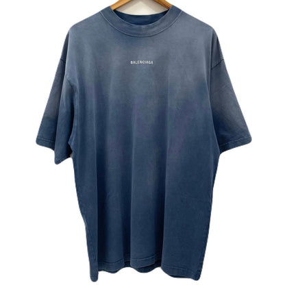 【中古】BALENCIAGA | バレンシアガ　23AW Medium Fit T-Shirt 半袖Ｔシャツ TPVK1 4313 ブルー サイズ：L【尾張小牧店】