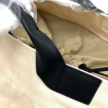 【中古】AMI | アミ LARGE MARKET BAG 2wayバッグ　ハンドバッグ　トートバッグ　ショルダーバッグ ベージュ【尾張小牧店】
