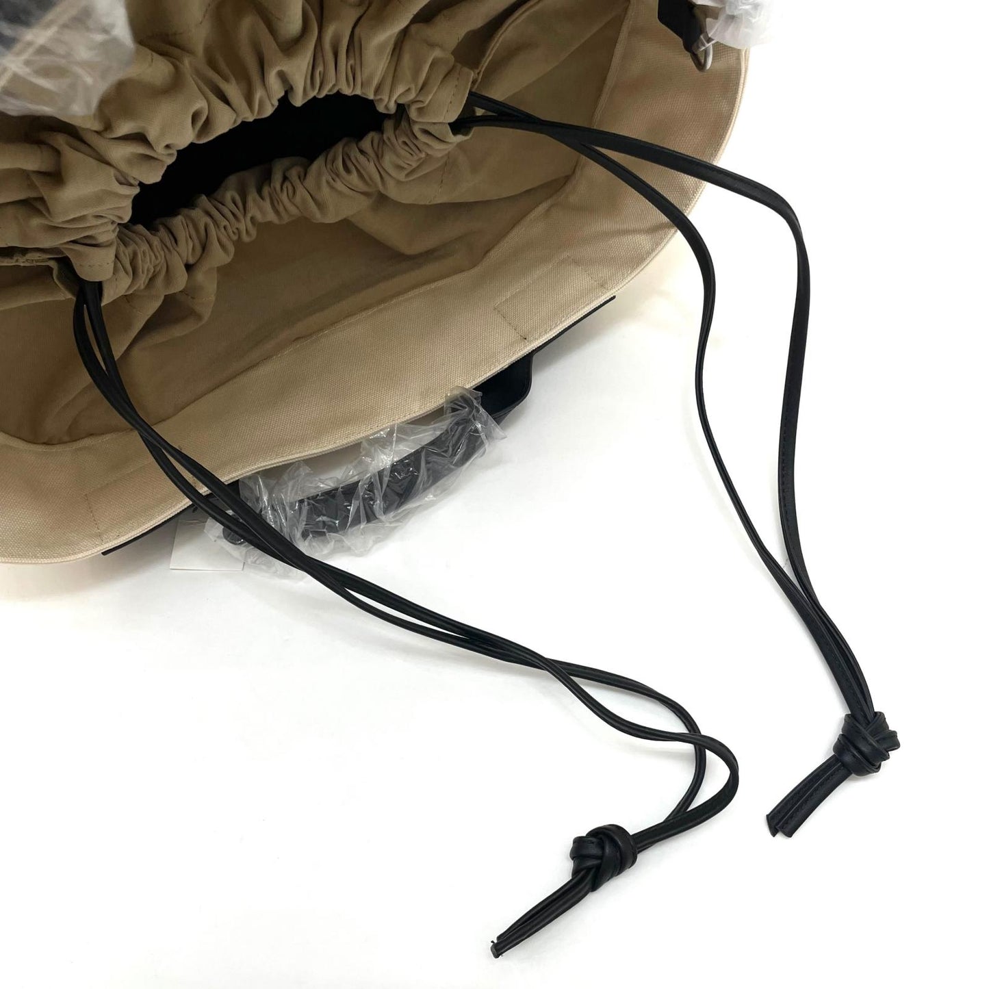 【中古】AMI | アミ LARGE MARKET BAG 2wayバッグ　ハンドバッグ　トートバッグ　ショルダーバッグ ベージュ【尾張小牧店】