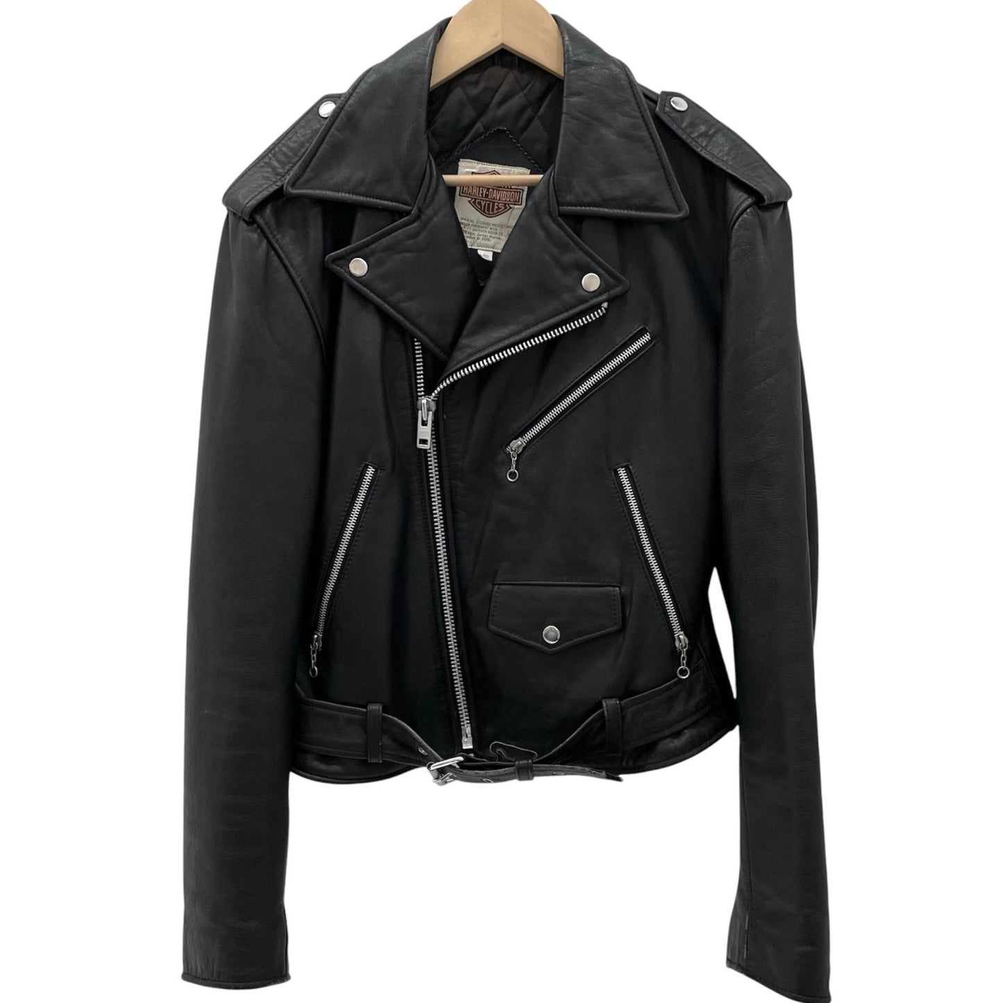 【中古】HARLEY-DAVIDSON | ハーレーダビットソン ライダースジャケット ブラック サイズ：40【尾張小牧店】