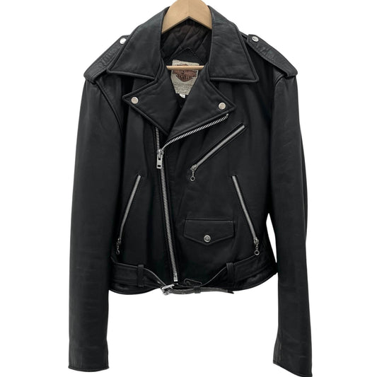 【中古】HARLEY-DAVIDSON | ハーレーダビットソン ライダースジャケット ブラック サイズ：40【尾張小牧店】