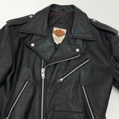 【中古】HARLEY-DAVIDSON | ハーレーダビットソン ライダースジャケット ブラック サイズ：40【尾張小牧店】