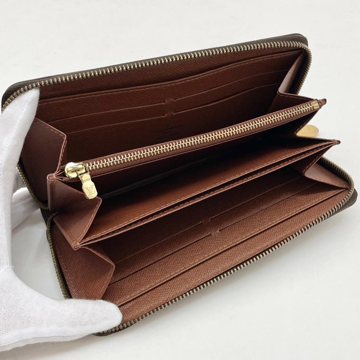 【中古】LOUIS VUITTON | ルイ・ヴィトン 旧型 ジッピーウォレット モノグラム ラウンドファスナー 長財布 M60017 ブラウン【尾張小牧店】