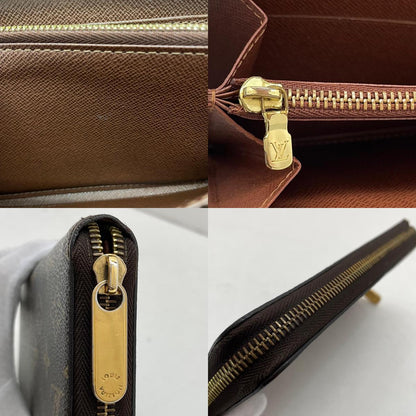 【中古】LOUIS VUITTON | ルイ・ヴィトン 旧型 ジッピーウォレット モノグラム ラウンドファスナー 長財布 M60017 ブラウン【尾張小牧店】