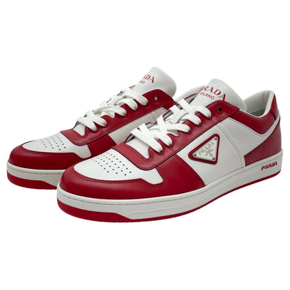 【中古】PRADA | プラダ　ダウンタウン スニーカー 靴　2EE364　レッド×ホワイト【尾張小牧店】