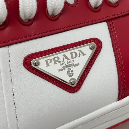 【中古】PRADA | プラダ　ダウンタウン スニーカー 靴　2EE364　レッド×ホワイト【尾張小牧店】