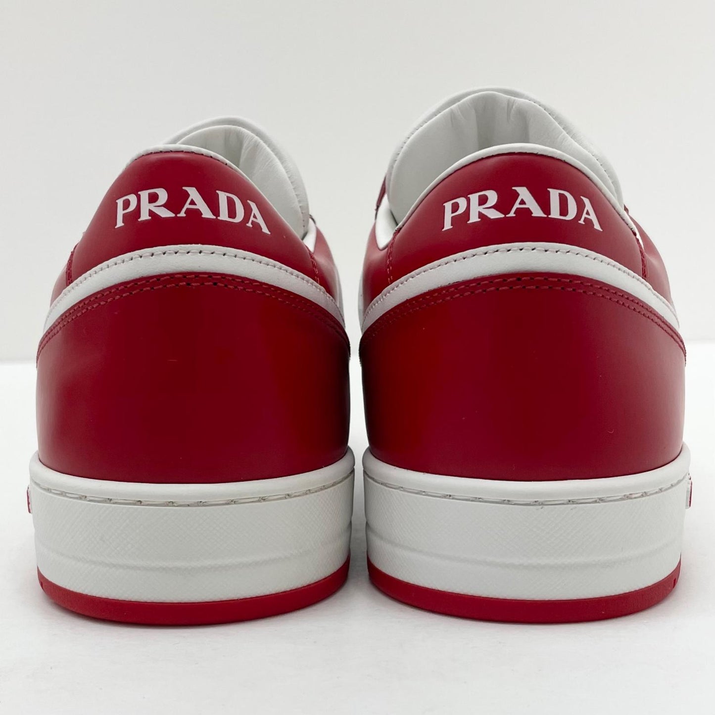 【中古】PRADA | プラダ　ダウンタウン スニーカー 靴　2EE364　レッド×ホワイト【尾張小牧店】