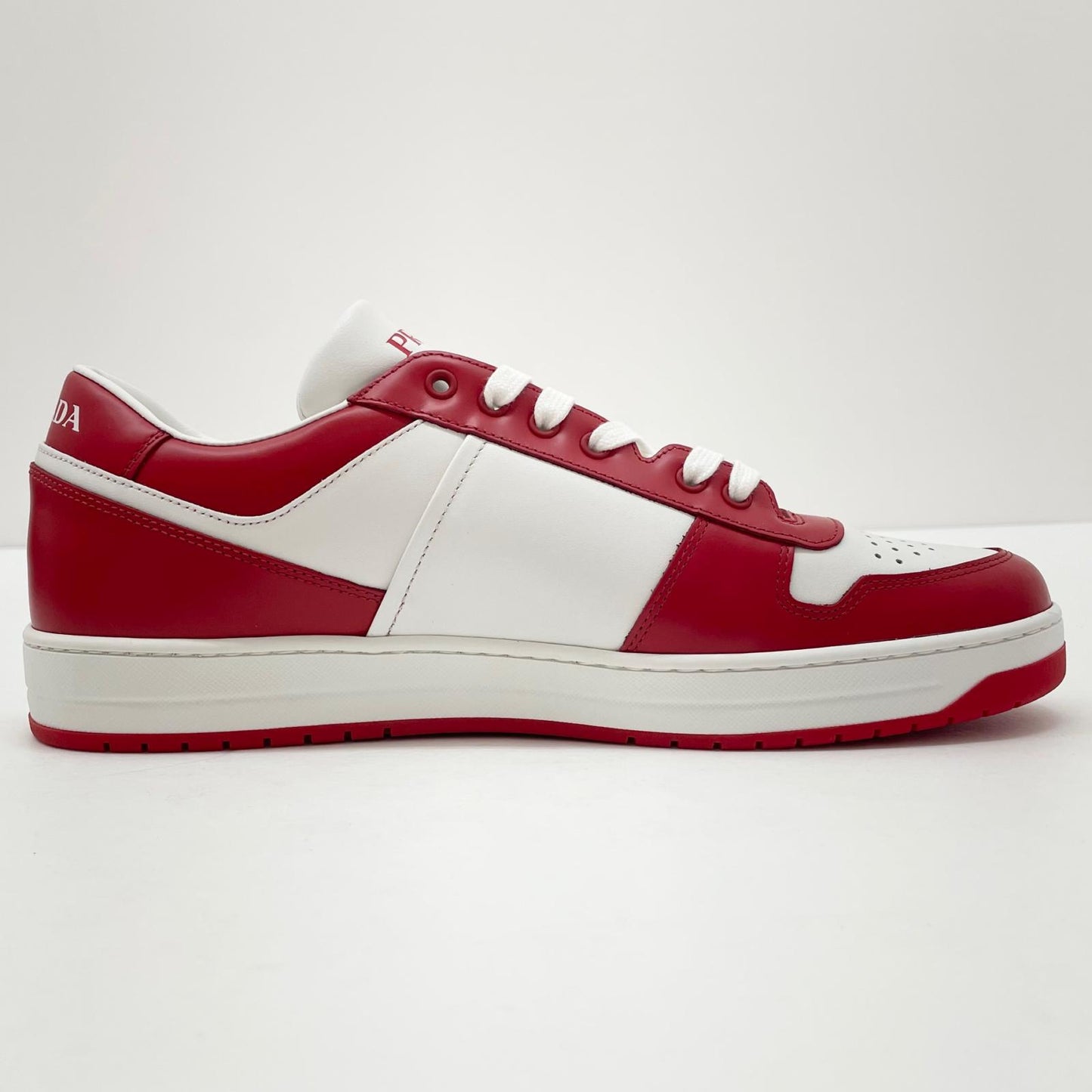 【中古】PRADA | プラダ　ダウンタウン スニーカー 靴　2EE364　レッド×ホワイト【尾張小牧店】