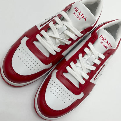 【中古】PRADA | プラダ　ダウンタウン スニーカー 靴　2EE364　レッド×ホワイト【尾張小牧店】