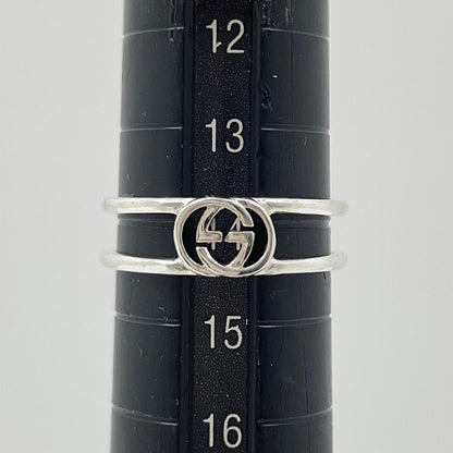 【中古】GUCCI | グッチ インターロッキングG リング・指輪 Aｇ925 シルバー【尾張小牧店】