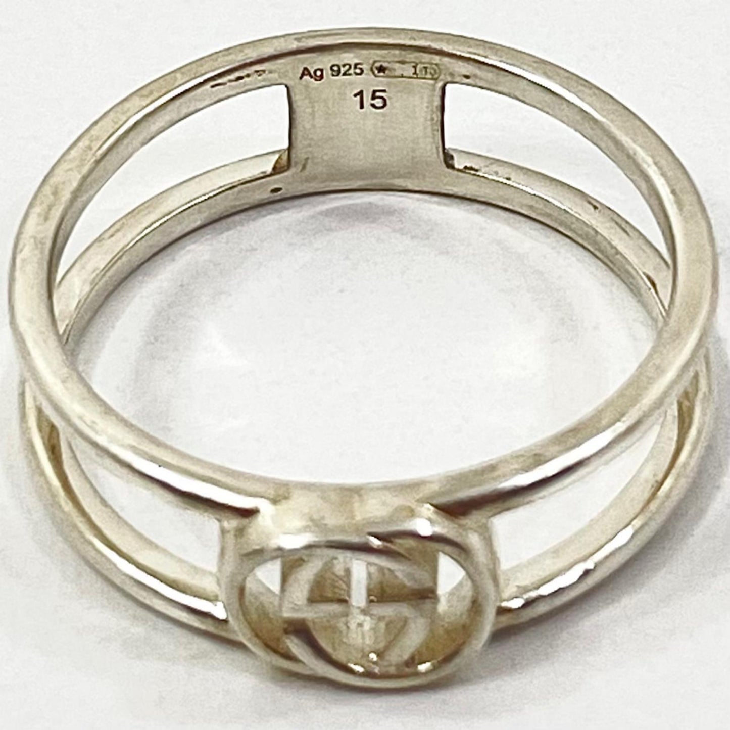 【中古】GUCCI | グッチ インターロッキングG リング・指輪 Aｇ925 シルバー【尾張小牧店】