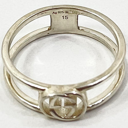 【中古】GUCCI | グッチ インターロッキングG リング・指輪 Aｇ925 シルバー【尾張小牧店】