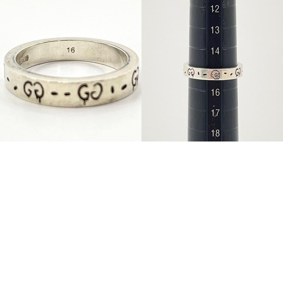 【中古】GUCCI | グッチ ドクロ ゴースト リング・指輪 Ag925 シルバー【尾張小牧店】
