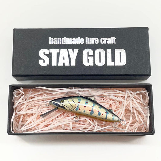 【フィッシング/釣り/釣具/ルアー】 STAY GOLD | ステイゴールド　BLACK FLAG ブラック フラッグ 45S 黒銀アマゴ OB【尾張小牧店】