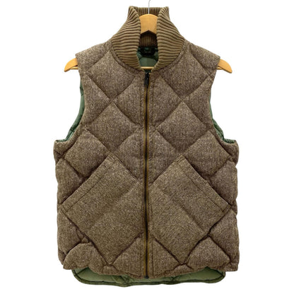 【中古】COLIMBO | コリンボ ノースクリーク　ツイードダウンベスト ブラウン×グリーン サイズ：M【尾張小牧店】