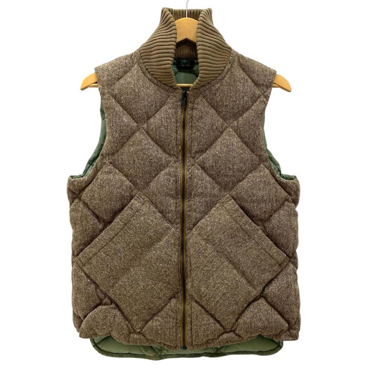 【中古】COLIMBO | コリンボ ノースクリーク　ツイードダウンベスト ブラウン×グリーン サイズ：M【尾張小牧店】