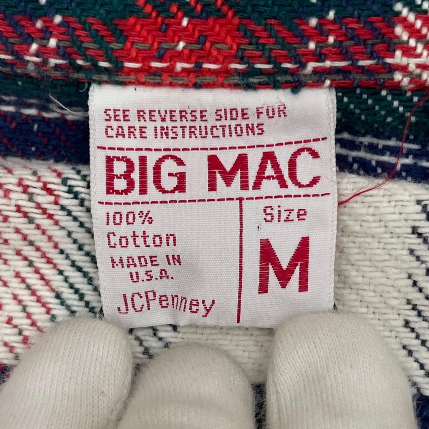 【中古】BIG MAC | ビッグマック 長袖シャツ マルチカラー サイズ：M【尾張小牧店】