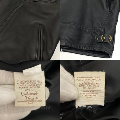 【中古】schott | ショット ライダースジャケット ブラック サイズ：38【尾張小牧店】