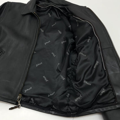 【中古】schott | ショット ライダースジャケット ブラック サイズ：38【尾張小牧店】