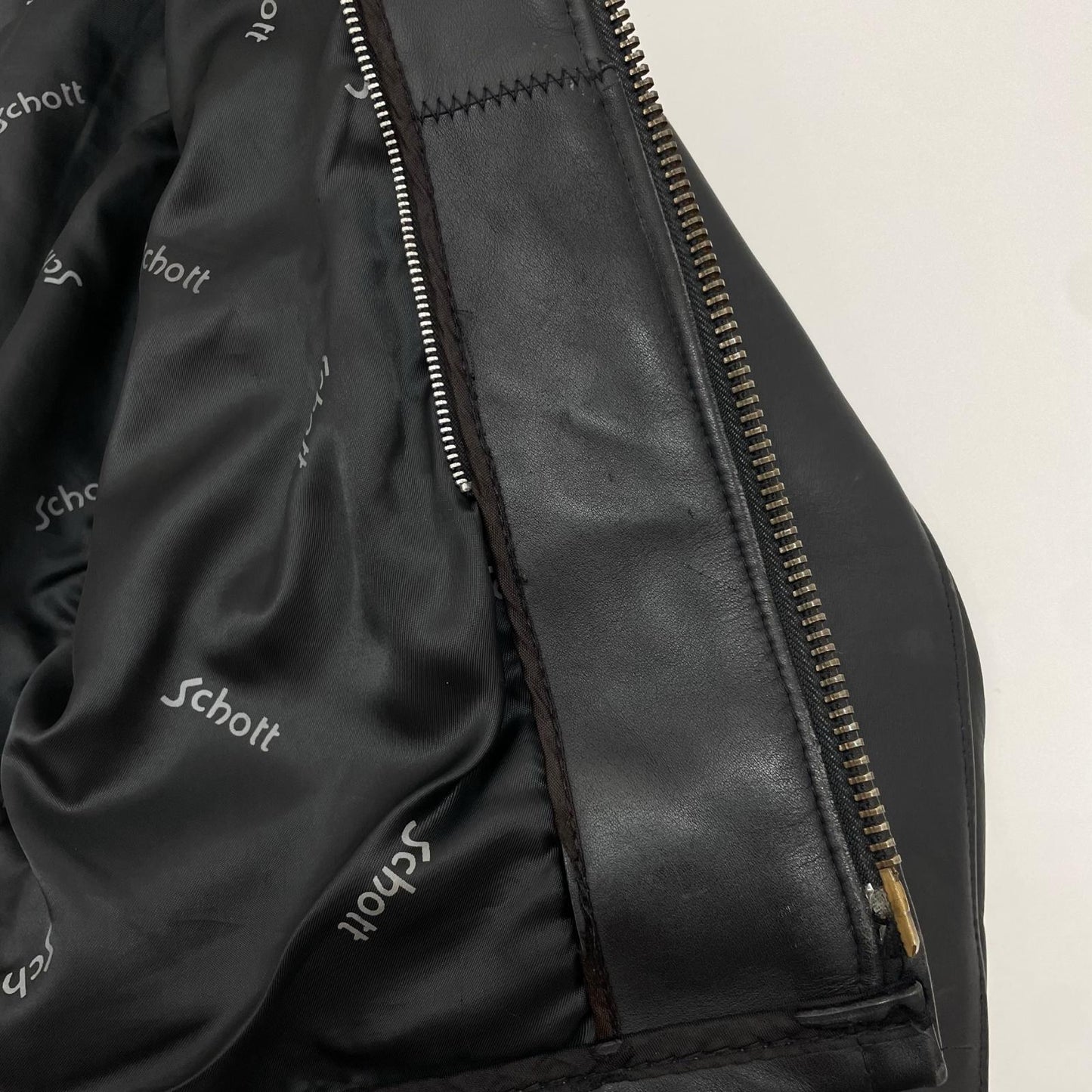 【中古】schott | ショット ライダースジャケット ブラック サイズ：38【尾張小牧店】