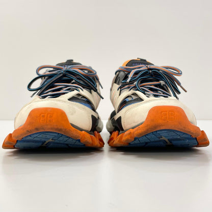 【中古】BALENCIAGA | バレンシアガ TRACK TRAINERS トラック トレーナー ローカットスニーカー 542023 ホワイト×ブルー×オレンジ×グレー 26.5cm【尾張小牧店】