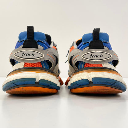 【中古】BALENCIAGA | バレンシアガ TRACK TRAINERS トラック トレーナー ローカットスニーカー 542023 ホワイト×ブルー×オレンジ×グレー 26.5cm【尾張小牧店】