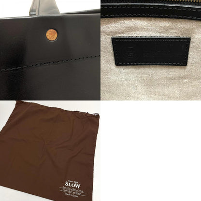 【中古】SLOW | スロウ トートバッグ ブラック【尾張小牧店】