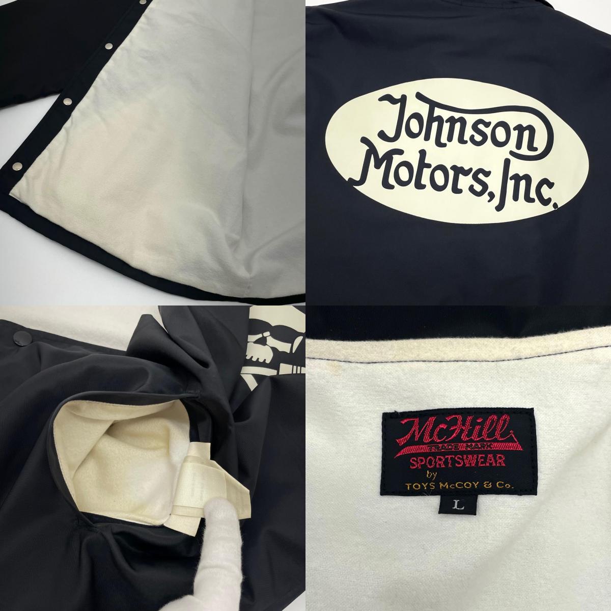 【中古】TOYS McCOY | トイズマッコイ JOHNSON MOTORS, INC. COACH JACKET JOMO その他アウター TMJ1809 ブラック サイズ：L【尾張小牧店】